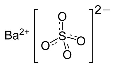 barium sulfate formula